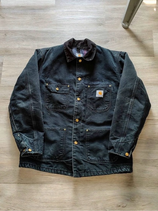 Carhartt Other - Olive green Vintage carhartt blanket lined chore jacket
